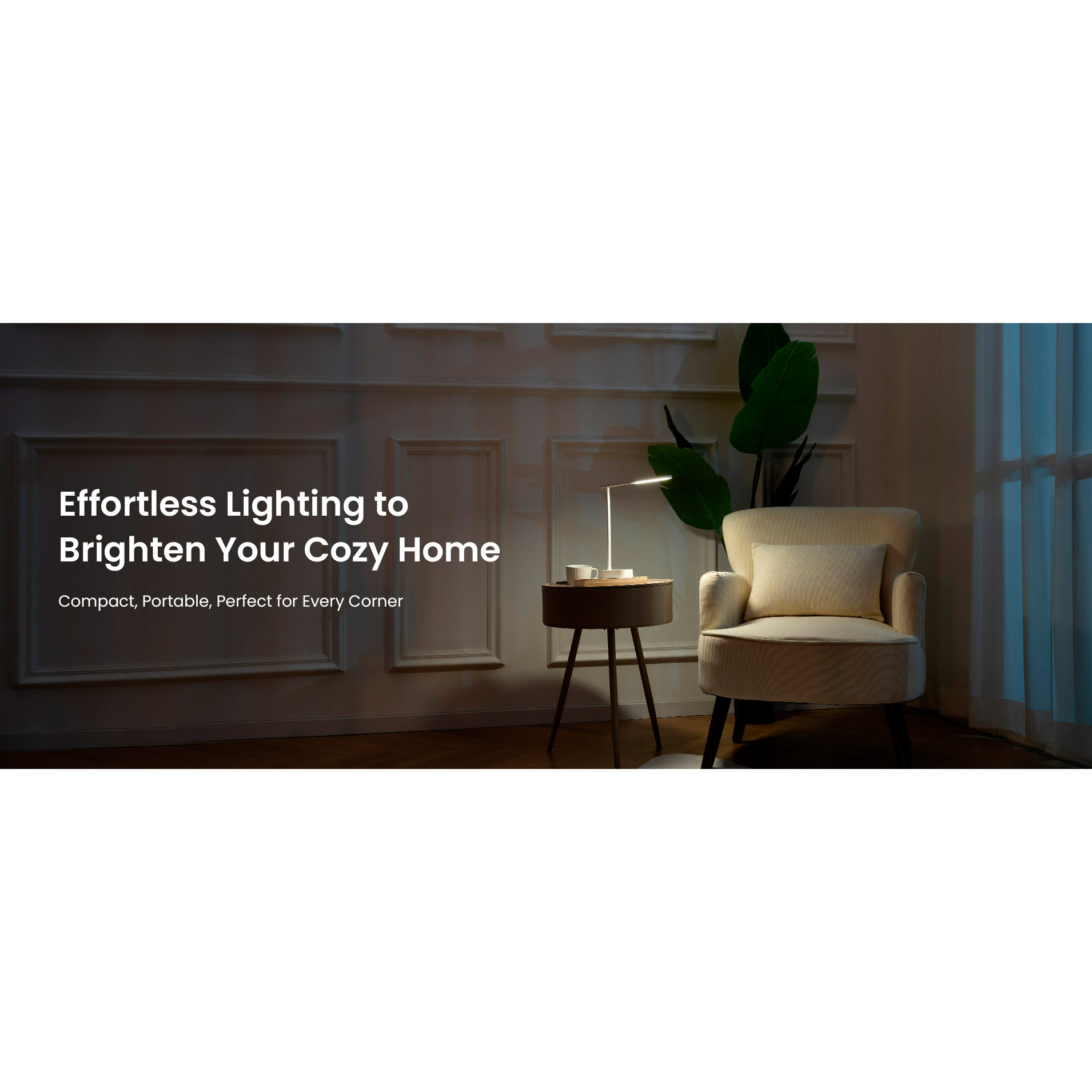 Лампа настільна YEELIGHT Jasmine Rechargeable Desk Lamp White (YLYTD-0039)