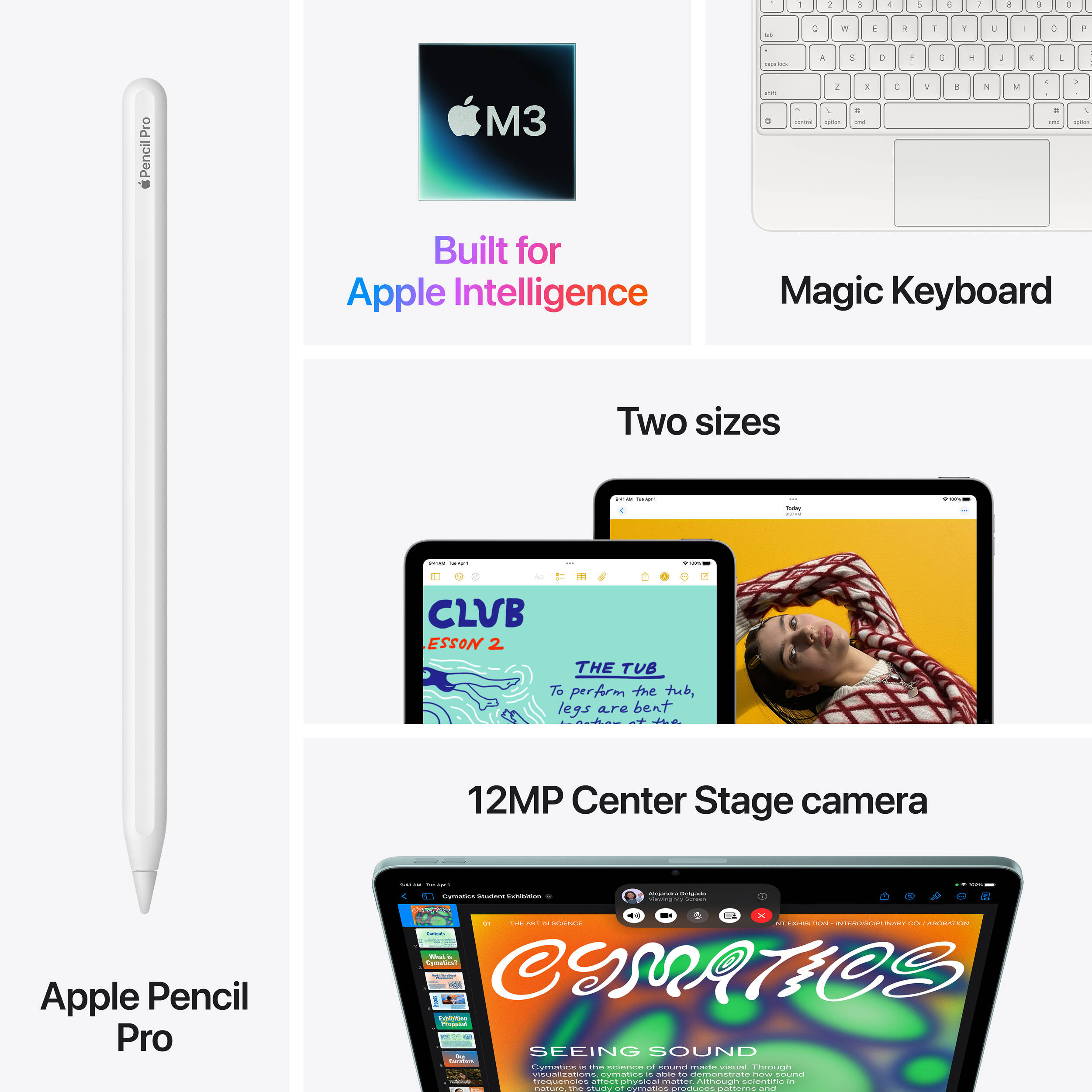 Планшет APPLE iPad Air M3 11" Wi-Fi 5G 256GB Space Gray (MCG04TY/A)