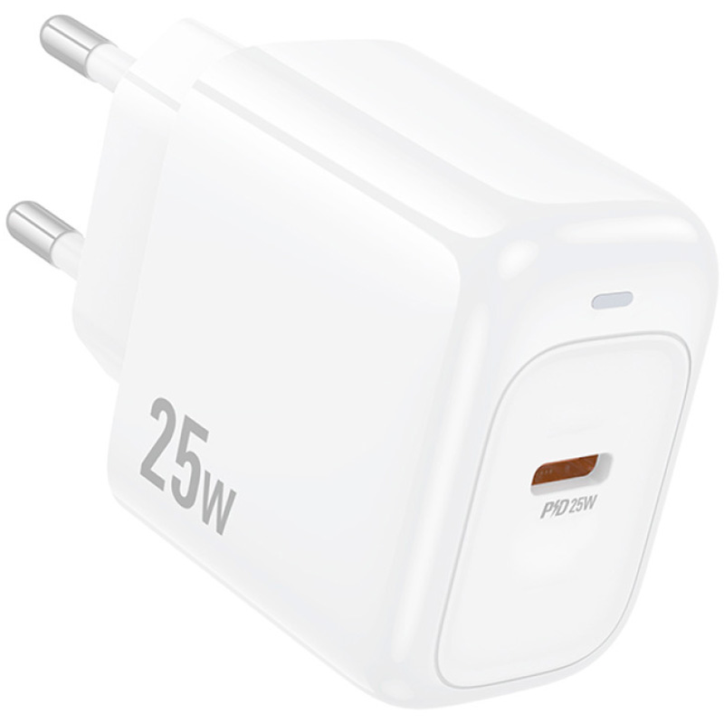 Зарядное устройство HOCO CS53A Surplus 1xUSB-C, PD25W White (6942007631488)