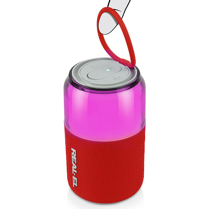 Портативная колонка REAL-EL X-705 Red