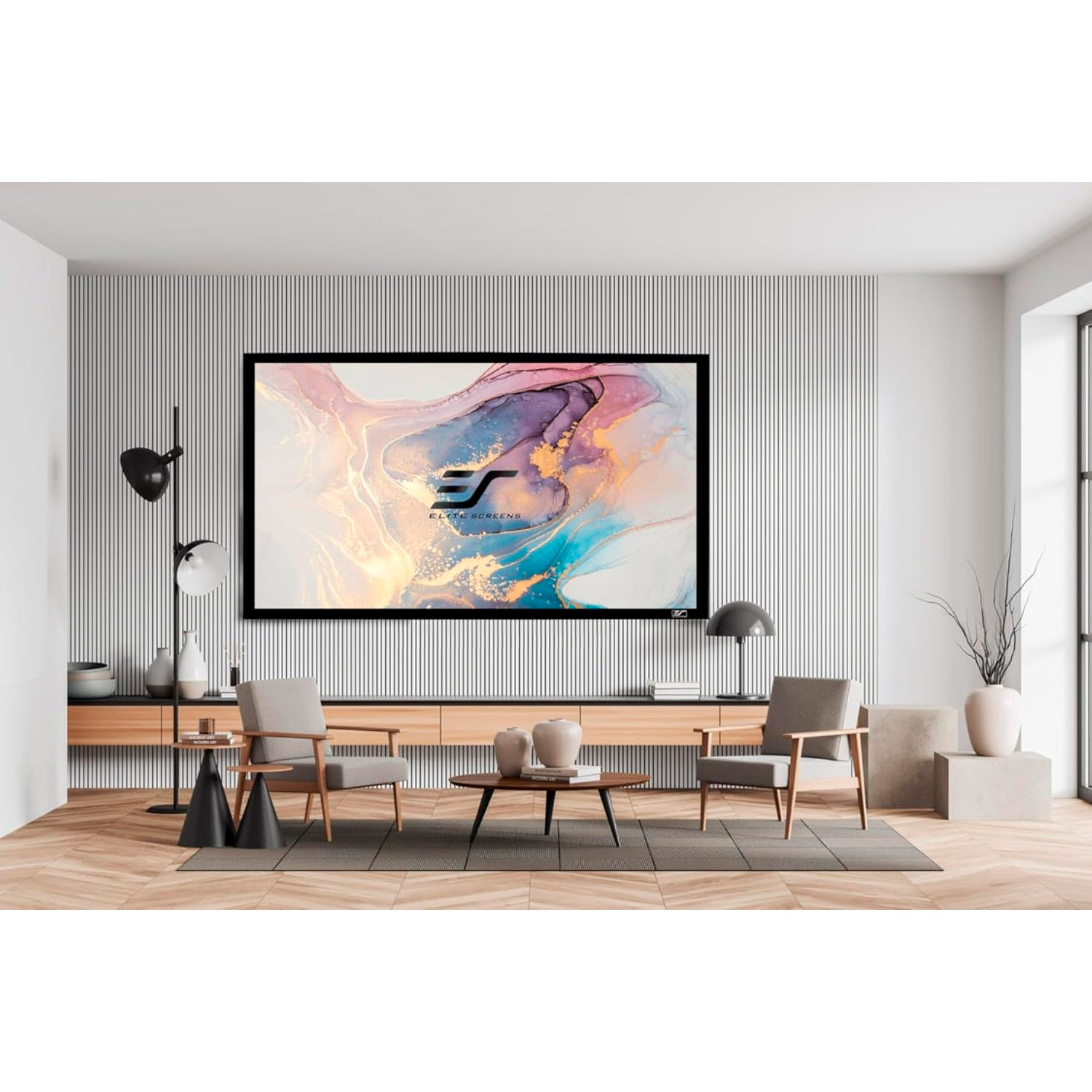 Проекційний екран фіксований ELITE SCREENS Sable Frame ER150WH1 344x199см