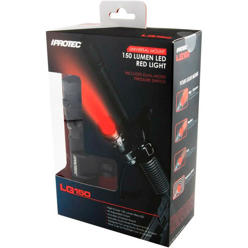 Ліхтар тактичний підствольний IPROTEC LG150 Long Gun Firearm Red Light