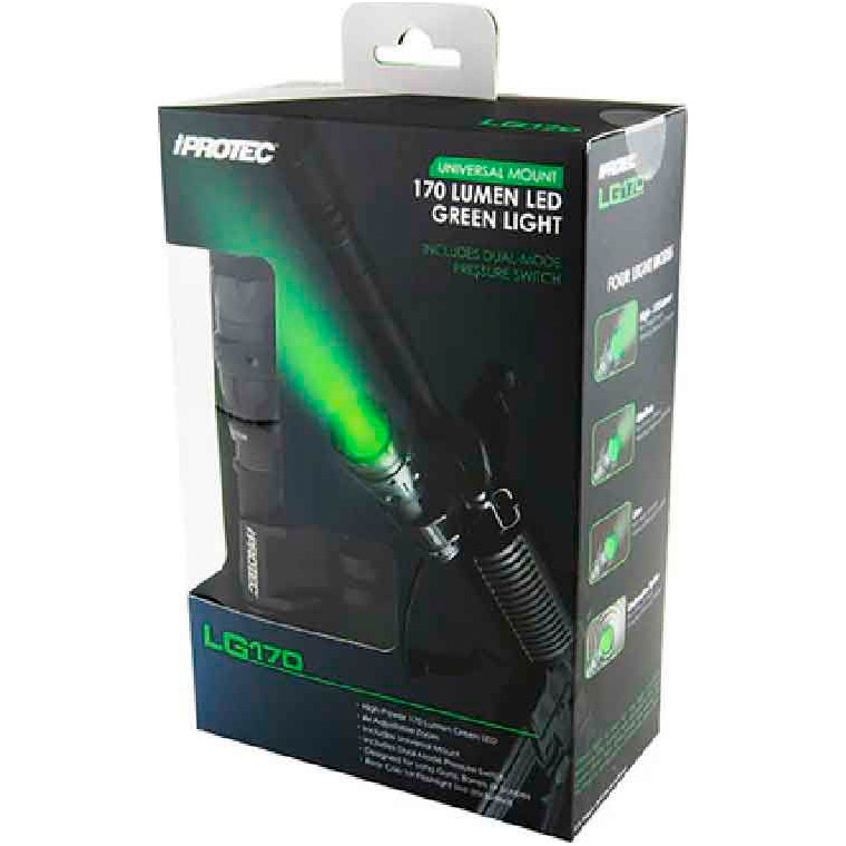 Фонарь тактический подствольный IPROTEC LG170 Long Gun Firearm Green Light