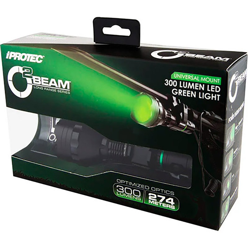 Ліхтар тактичний підствольний IPROTEC O2 Beam Long Range Firearm Green Light