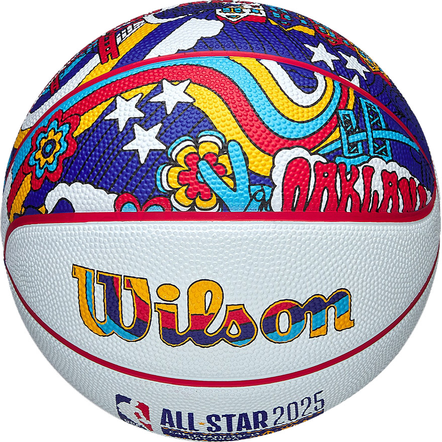 Міні-м'яч баскетбольний WILSON NBA All-Star 2025 Size 3 (WZ3020201XB3)