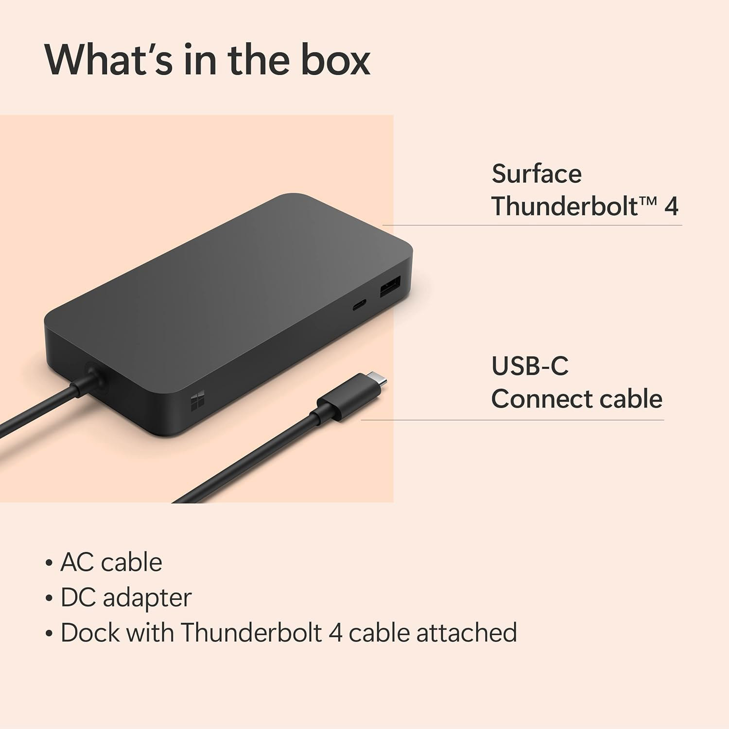 Док-станция MICROSOFT Surface Thunderbolt 4 Dock (T8I-00001)