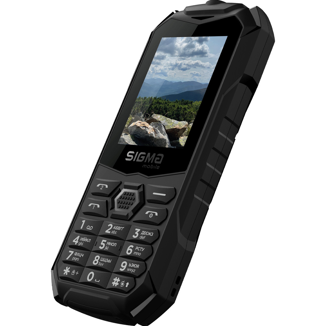 Мобільний телефон SIGMA MOBILE X-treme PV68 Black (4827798738214)