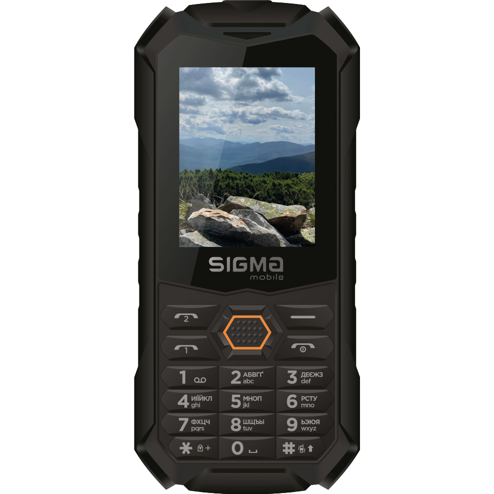 Мобільний телефон SIGMA MOBILE X-treme PV68 Black/Orange (4827798738221)