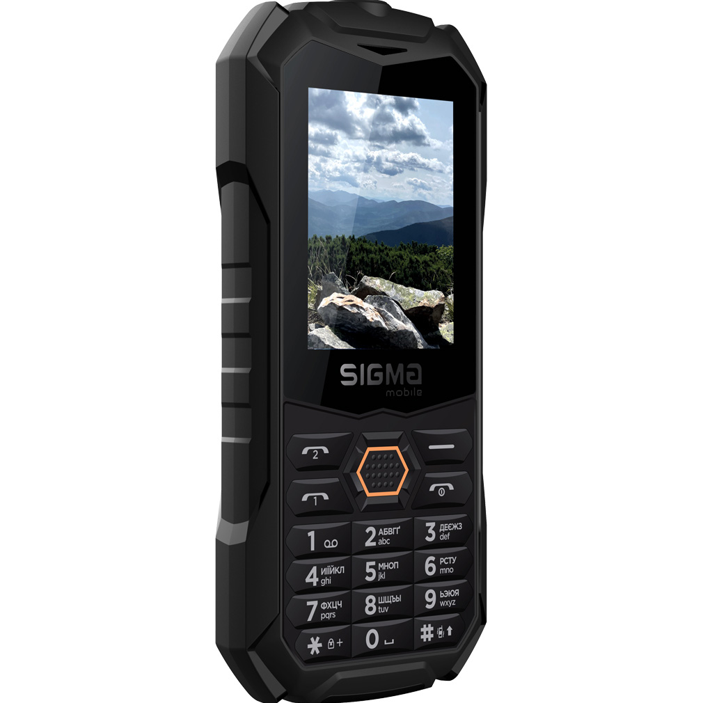 Мобільний телефон SIGMA MOBILE X-treme PV68 Black/Orange (4827798738221)