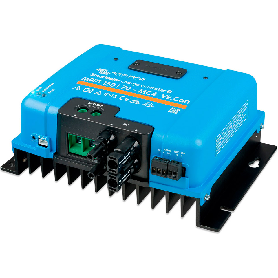 Контроллер заряда VICTRON ENERGY SmartSolar MPPT 150/70-MC4 VE.Can (SCC115070511)
