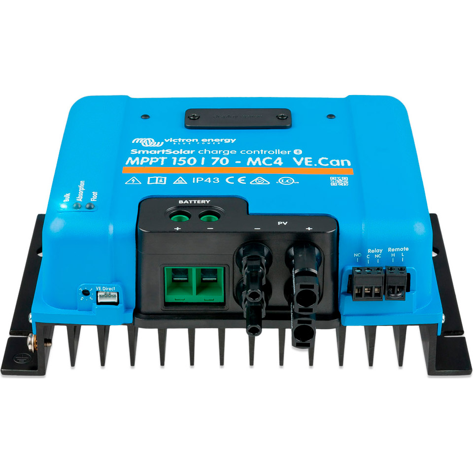 Контроллер заряда VICTRON ENERGY SmartSolar MPPT 150/70-MC4 VE.Can (SCC115070511)