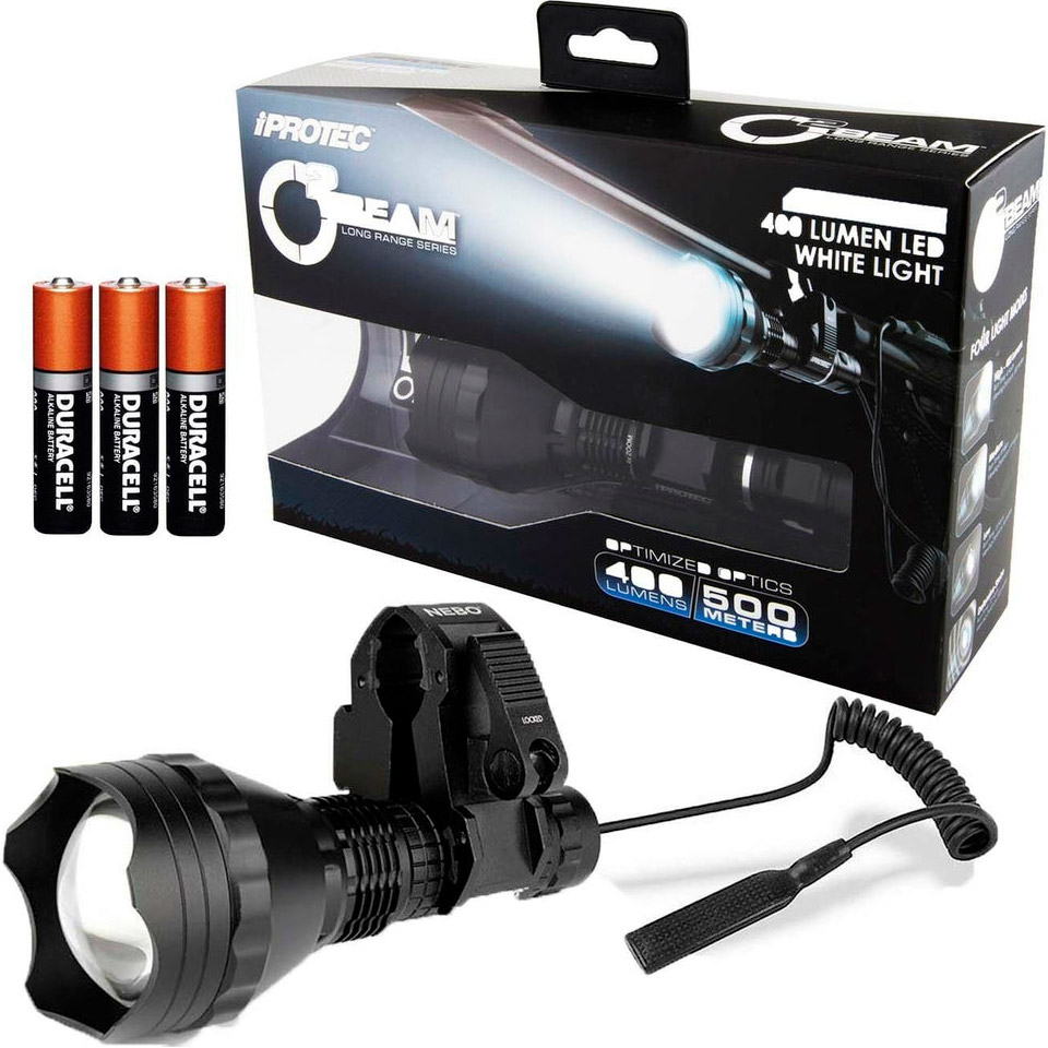 Ліхтар тактичний підствольний IPROTEC O2 Beam Long Range Firearm White Light