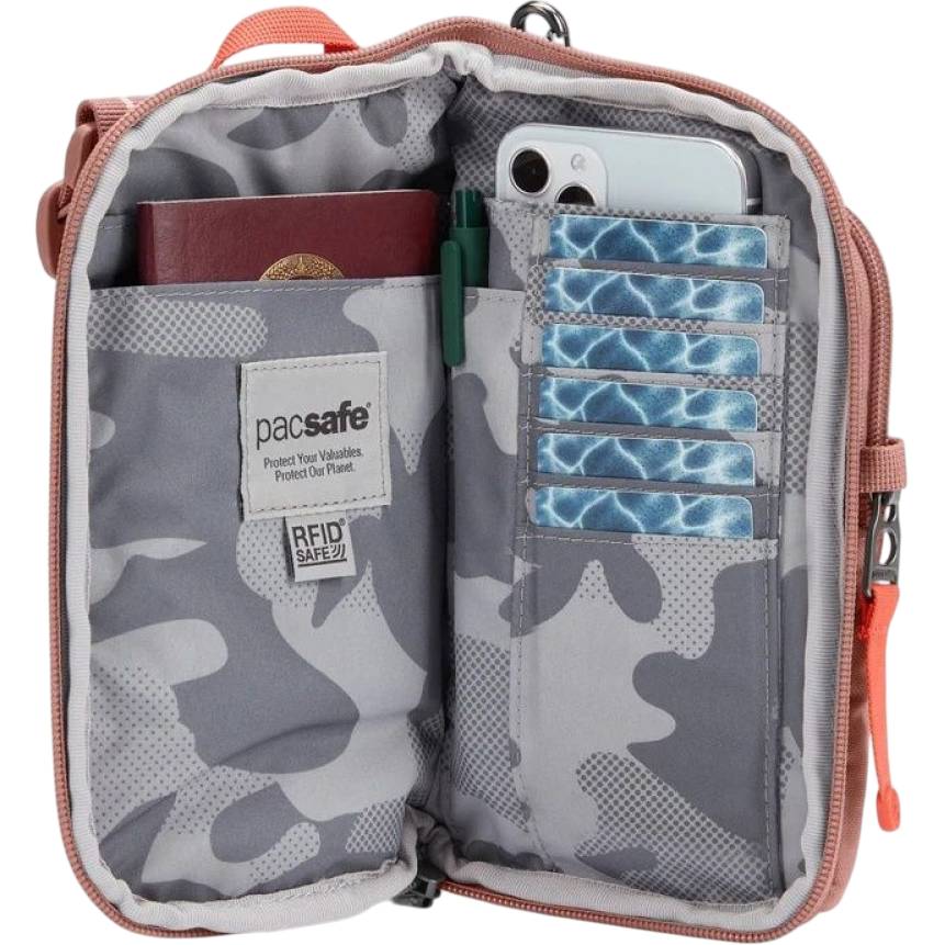 Сумка наплічна PACSAFE GO Tech Crossbody Pink
