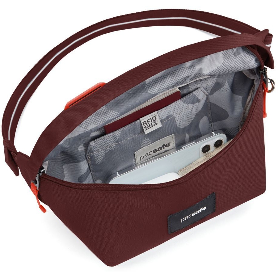 Сумка-слінг PACSAFE Go Anti-Theft Sling Pack Burgundy