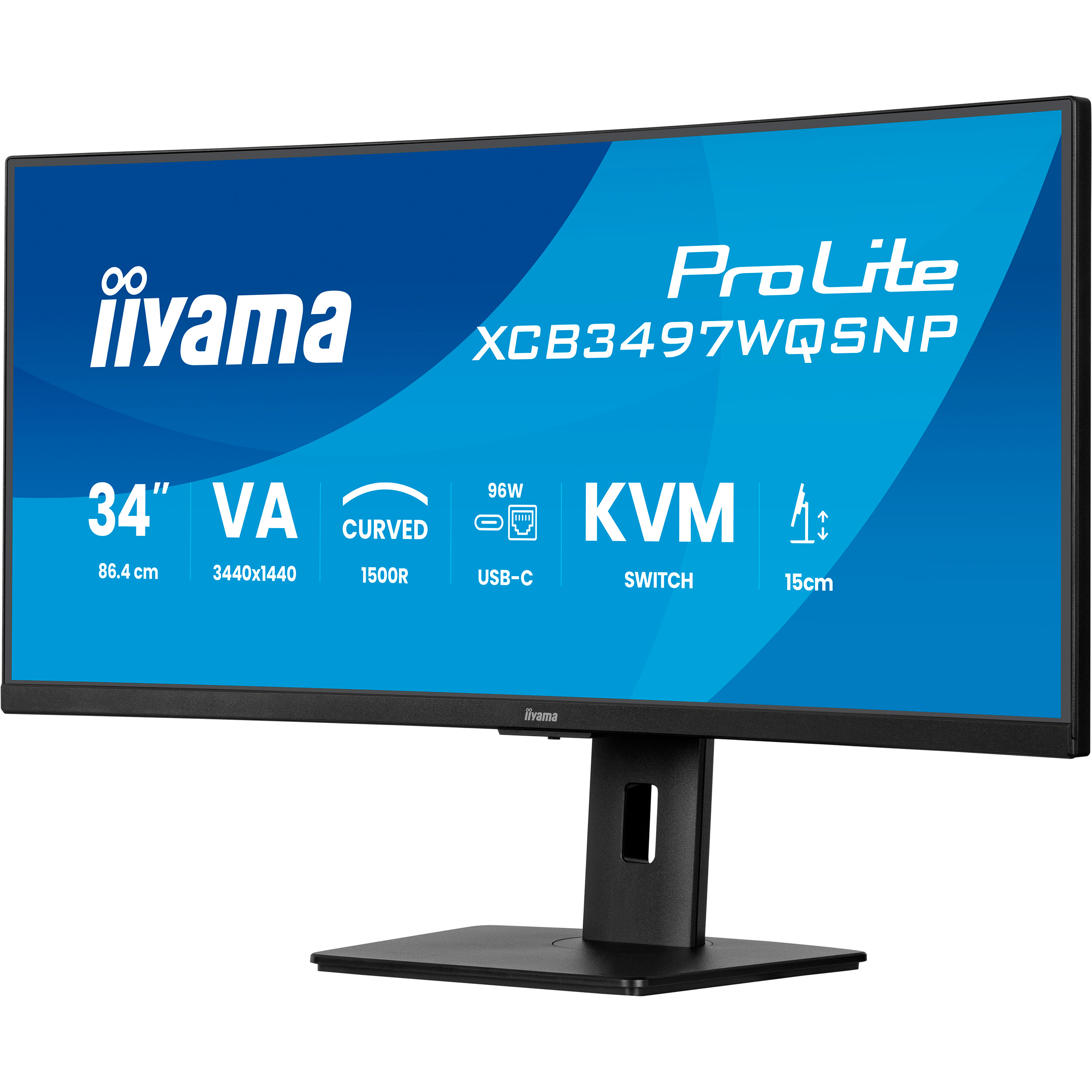 Монітор 34" IIYAMA ProLite XCB3497WQSNP-B1