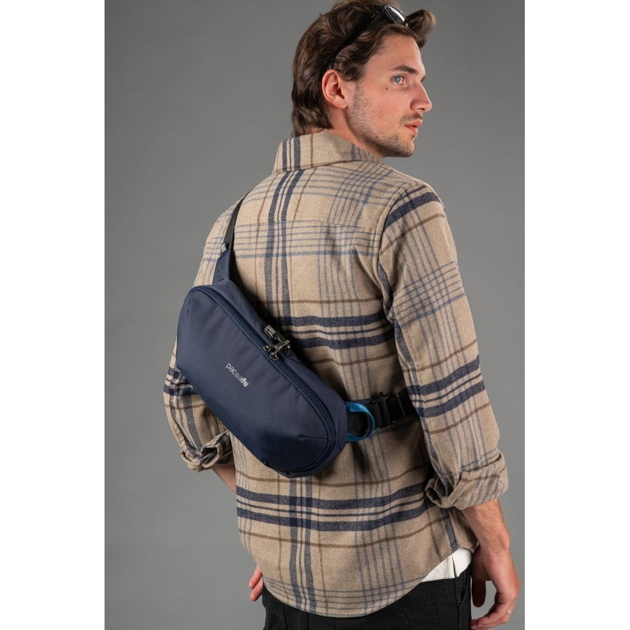 Рюкзак-слінг PACSAFE Metrosafe X Urban Sling Dark Blue