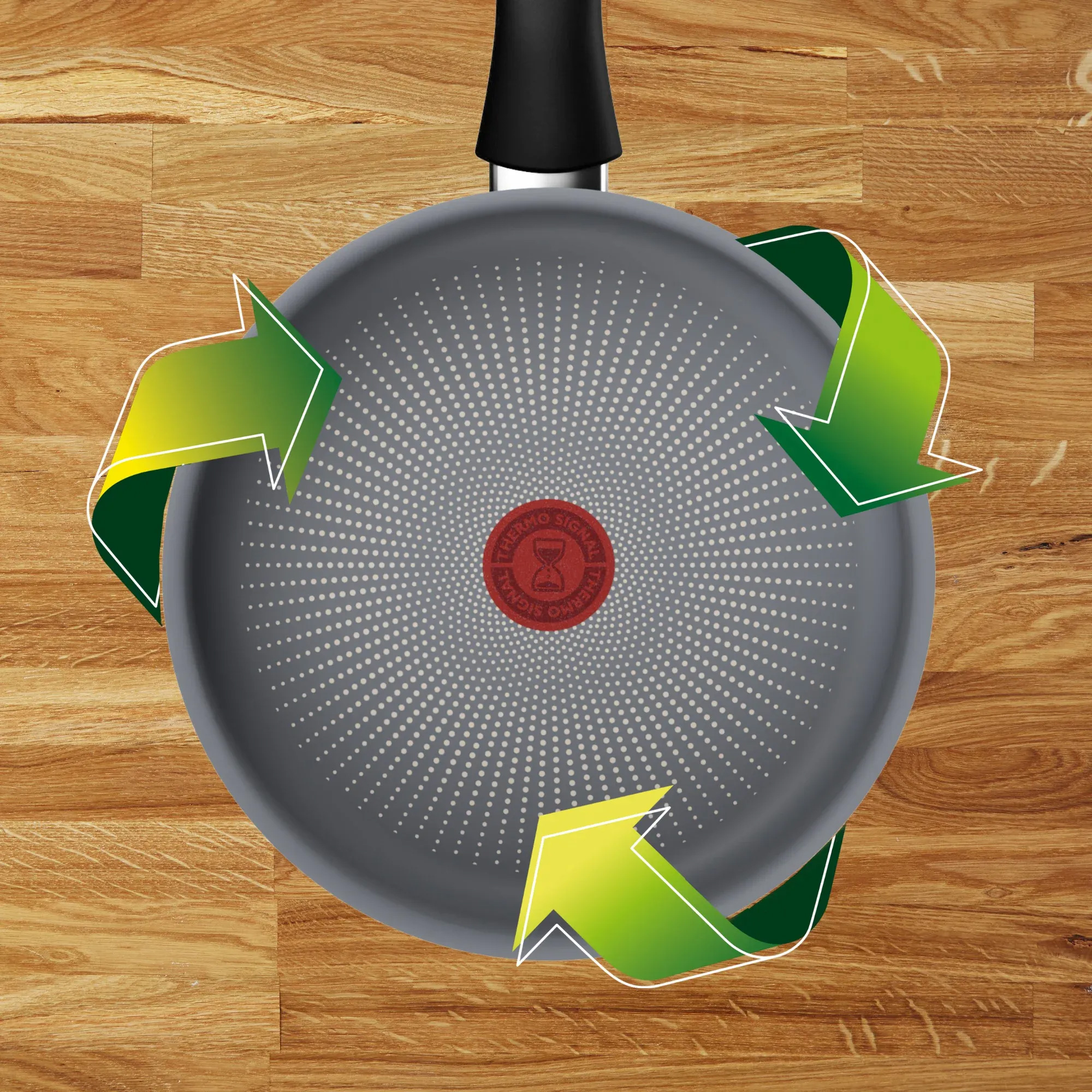 Рондель TEFAL Halo 24см з кришкою (C3123253)