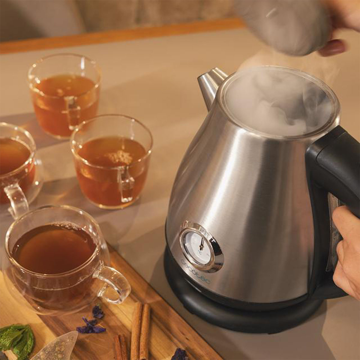 Электрочайник CECOTEC Thermosense 620 Retro Steel (CCTC-01458)