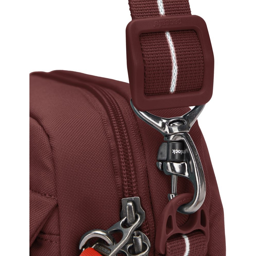 Сумка наплічна PACSAFE GO Crossbody Burgundy