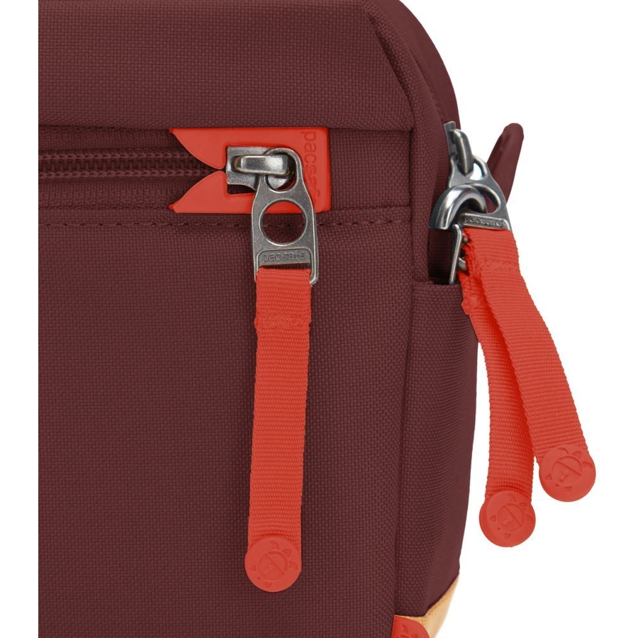 Сумка наплічна PACSAFE GO Crossbody Burgundy