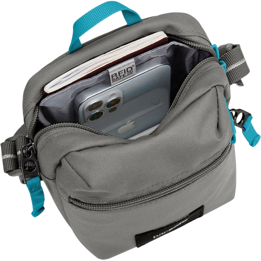 Сумка наплічна PACSAFE GO Micro Crossbody Gray