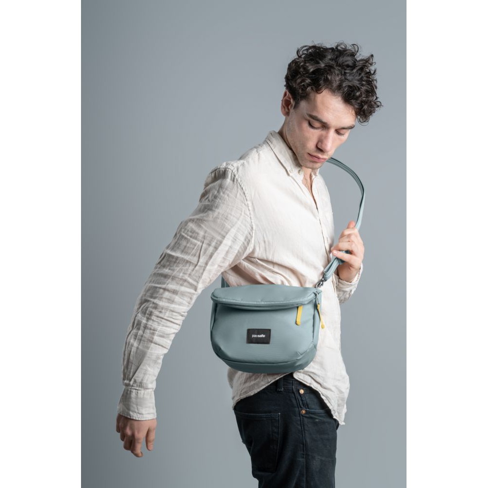 Сумка наплічна PACSAFE GO Saddle Crossbody Mint