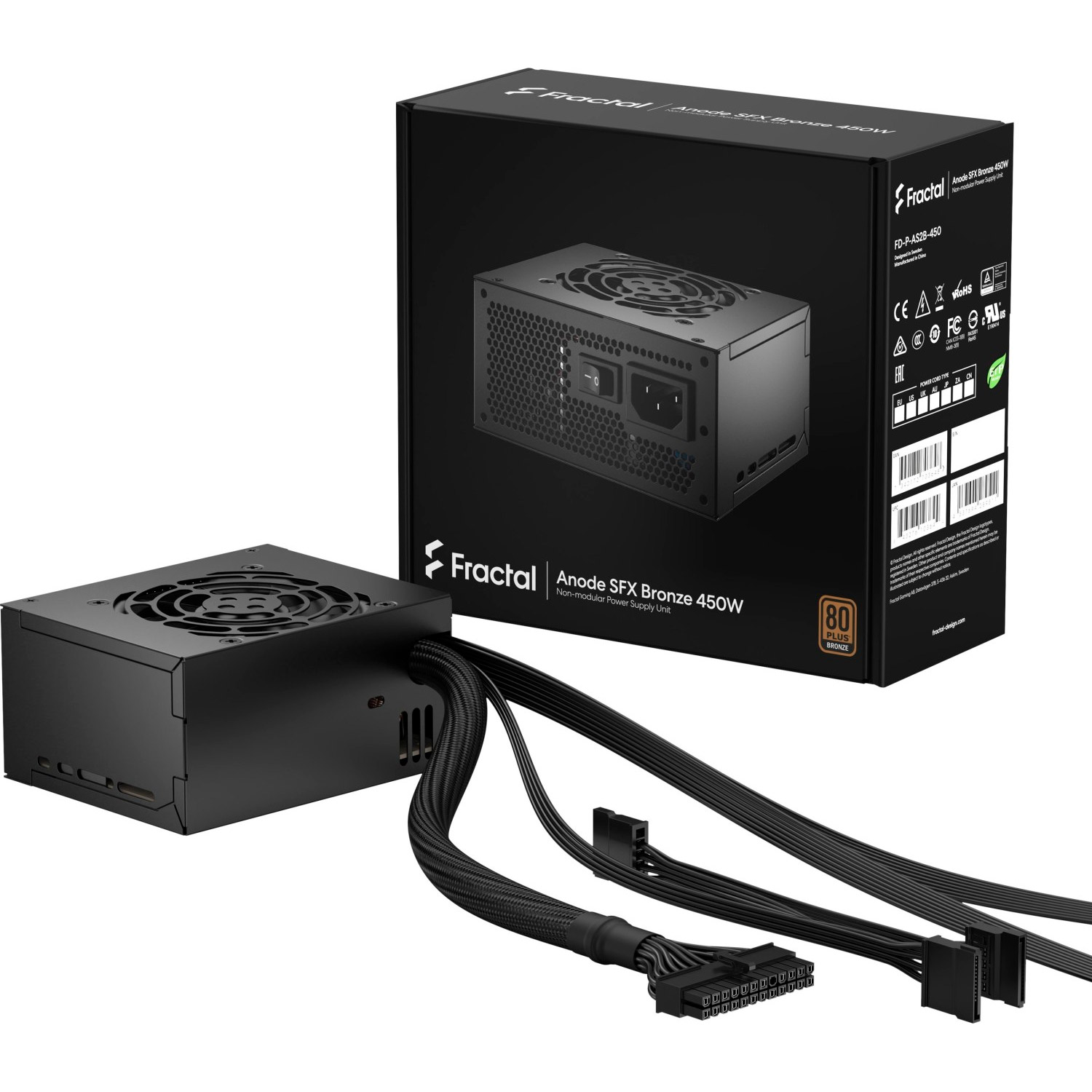 Блок питания SFX 450W FRACTAL DESIGN Anode Bronze (FD-P-AS2B-450-EU)