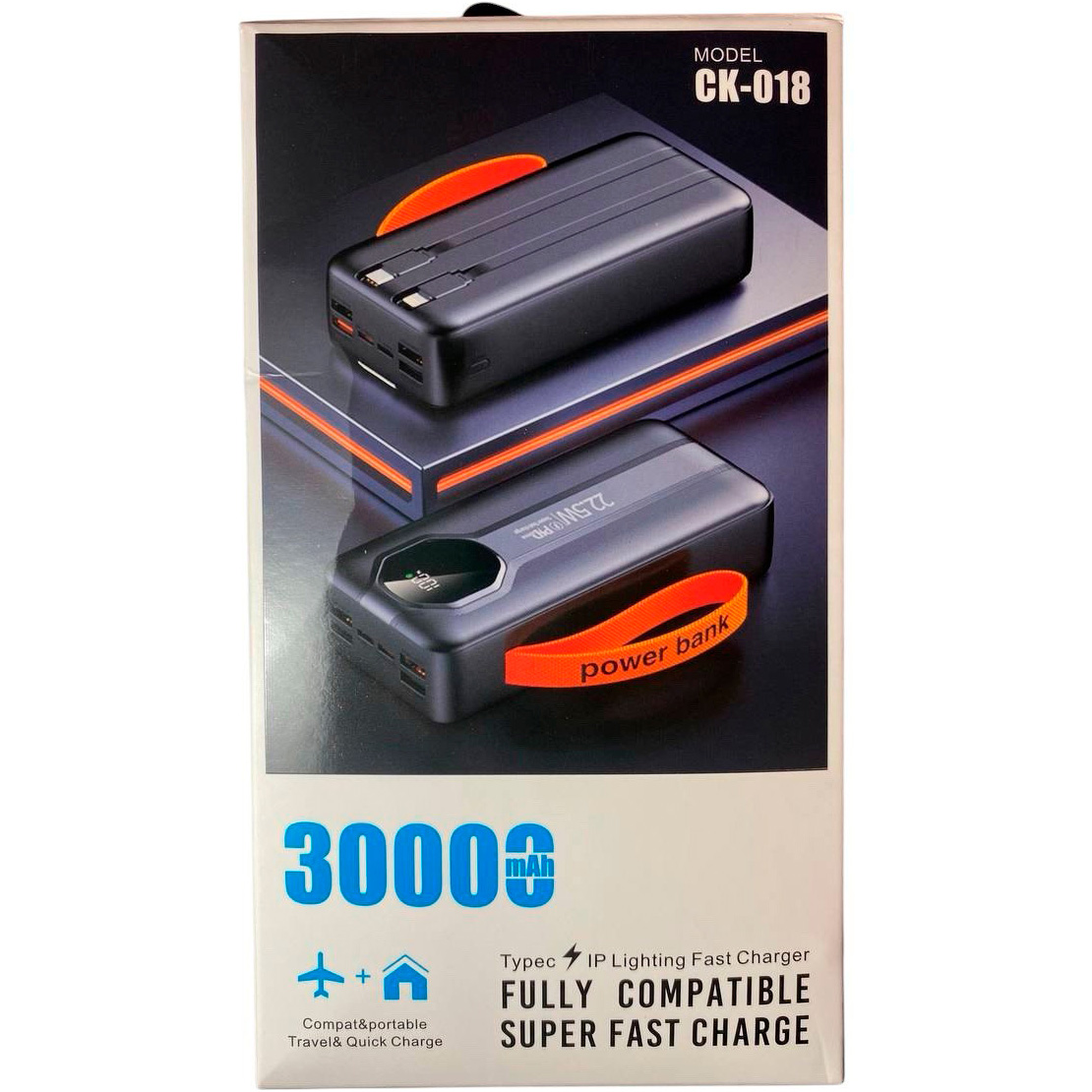 Повербанк XOKO CK-018 22.5W 30000mAh Black