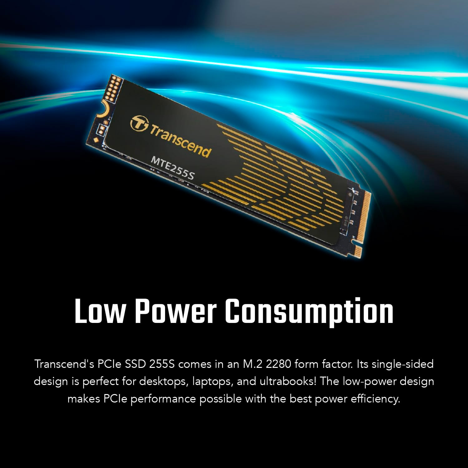 SSD диск TRANSCEND MTE255S w/graphene heatsink 1TB M.2 NVMe (TS1TMTE255S)