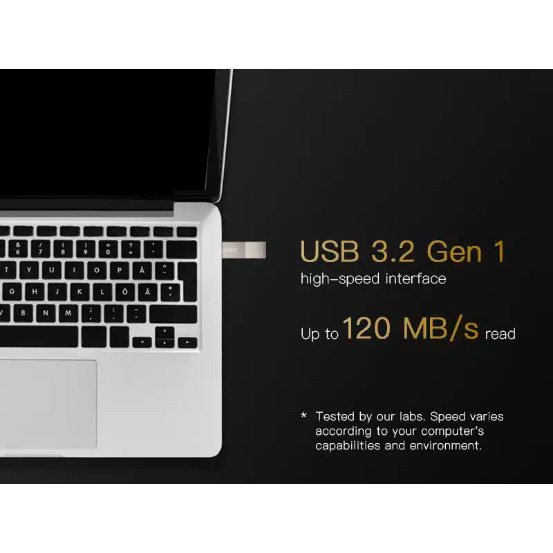 Флэшка 32GB ACER UF300 USB 3.2 Silver (BL.9BWWA.517)
