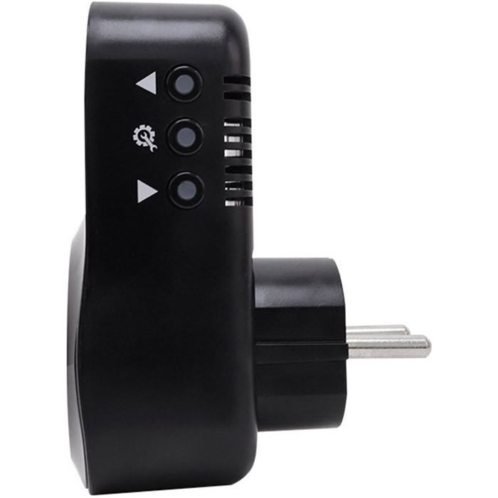 Реле контролю напруги в розетці COLORWAY 16A/3680W, 150V-210V/230V-280V DS4 (CW-VR16-04D)