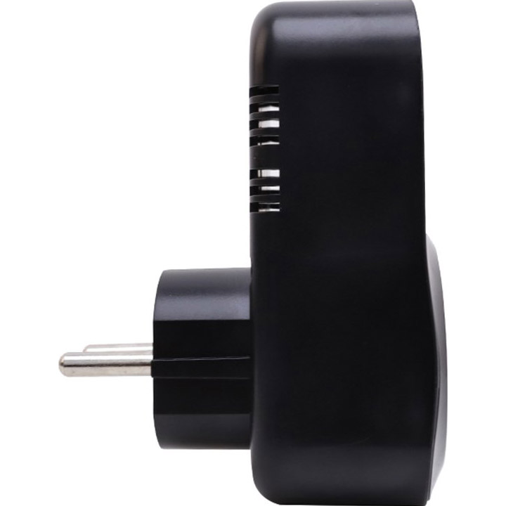 Реле контролю напруги в розетці COLORWAY 16A/3680W, 150V-210V/230V-280V DS4 (CW-VR16-04D)