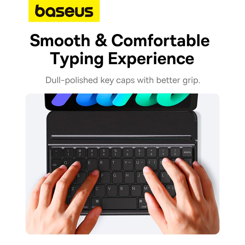 Чохол-клавіатура для планшета BASEUS Brilliance Series Magnetic Keyboard Case for iPad Mini 6 8.3" Cluster Black