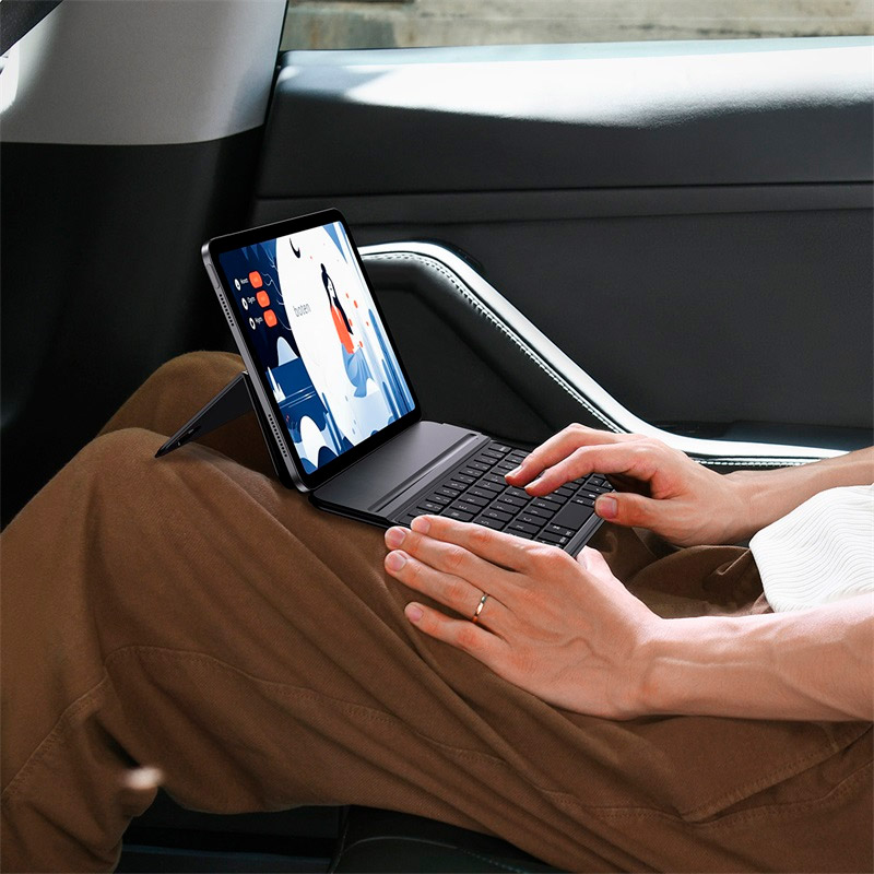 Чохол-клавіатура для планшета BASEUS Brilliance Series Magnetic Keyboard Case for iPad Mini 6 8.3" Cluster Black