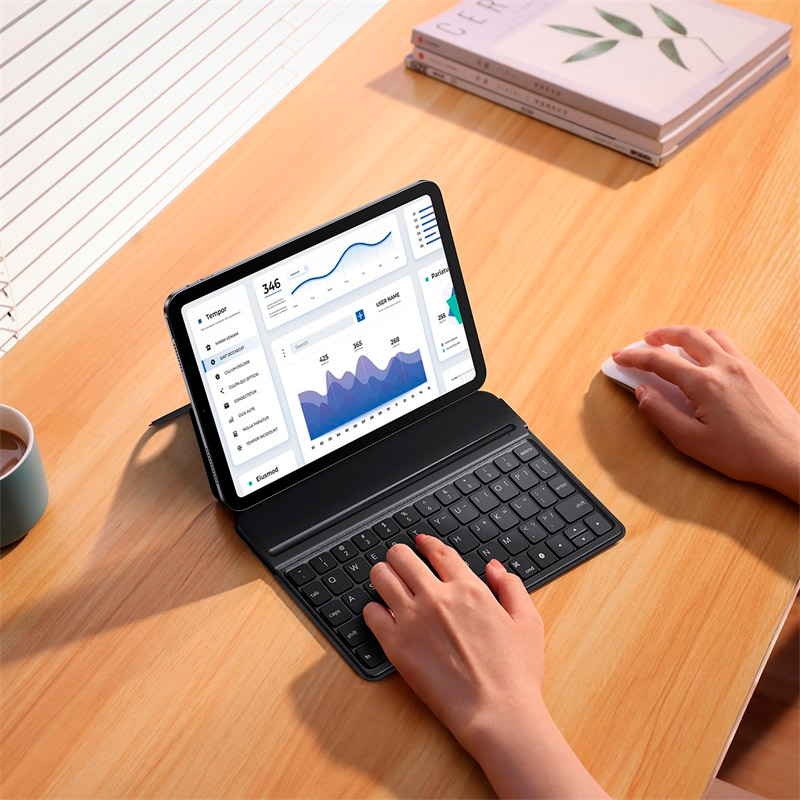 Чохол-клавіатура для планшета BASEUS Brilliance Series Magnetic Keyboard Case for iPad Mini 6 8.3" Cluster Black