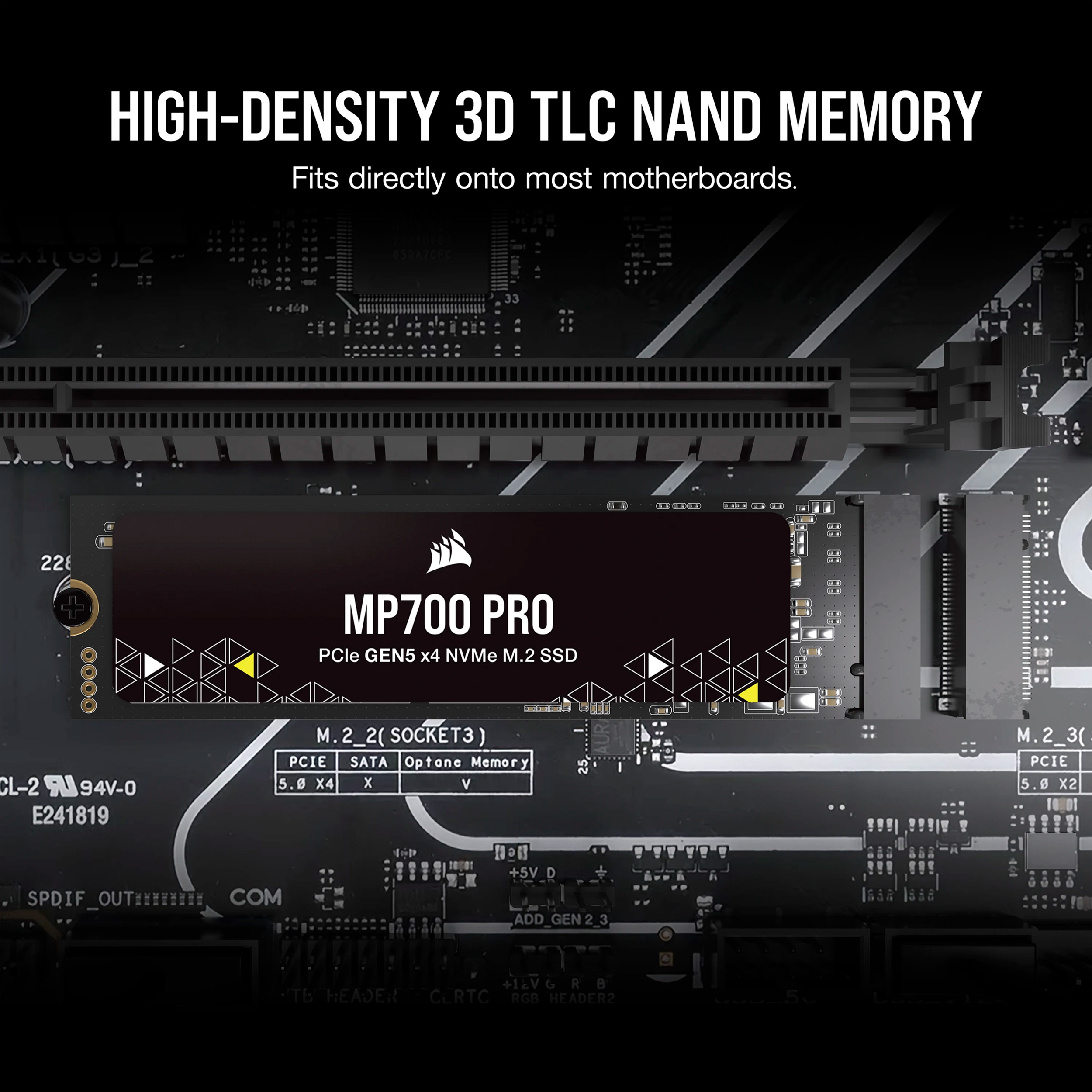 SSD диск CORSAIR MP700 Pro 4TB M.2 NVMe (CSSD-F4000GBMP700PNH)