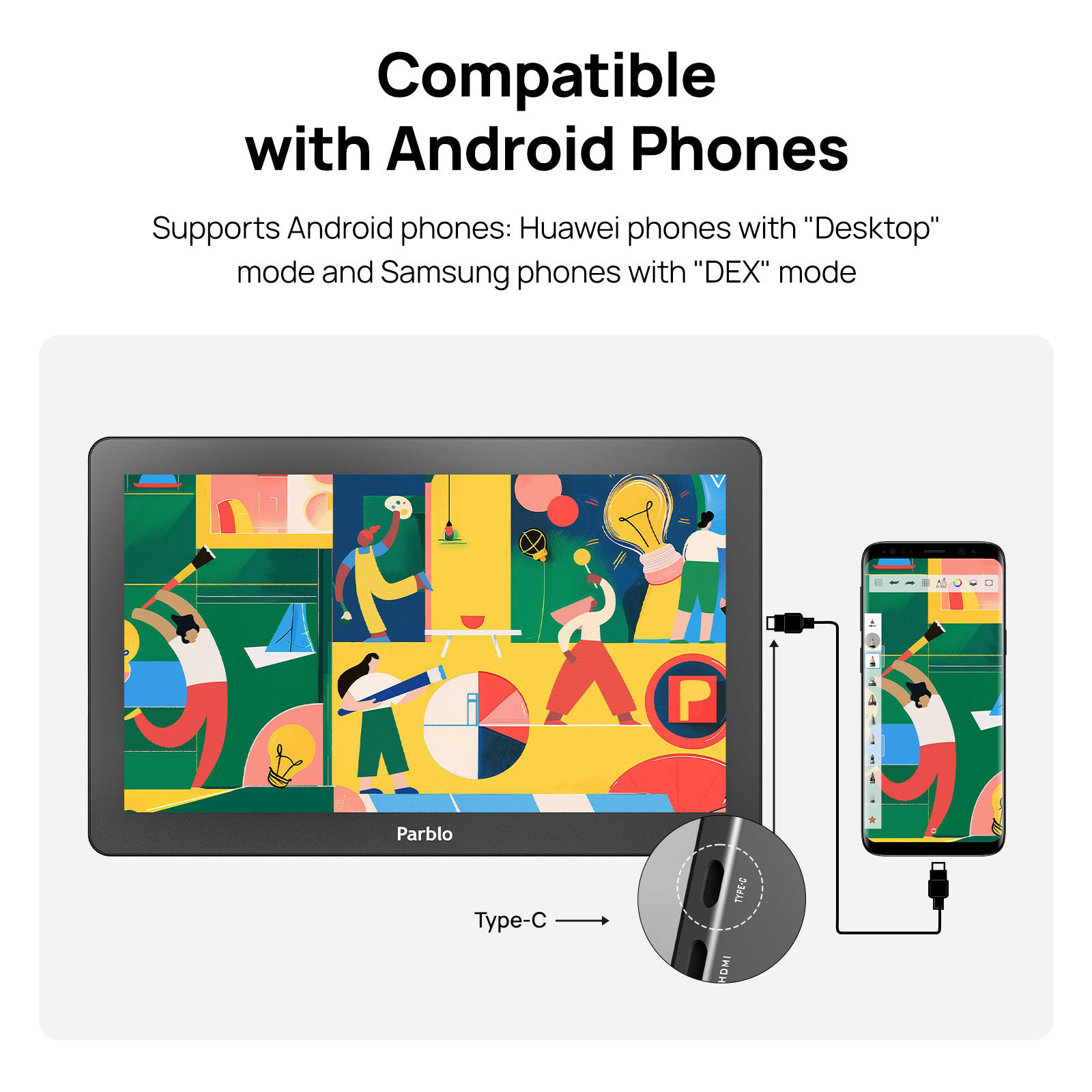Графический дисплей PARBLO Coast 16 Pro Gen. 2