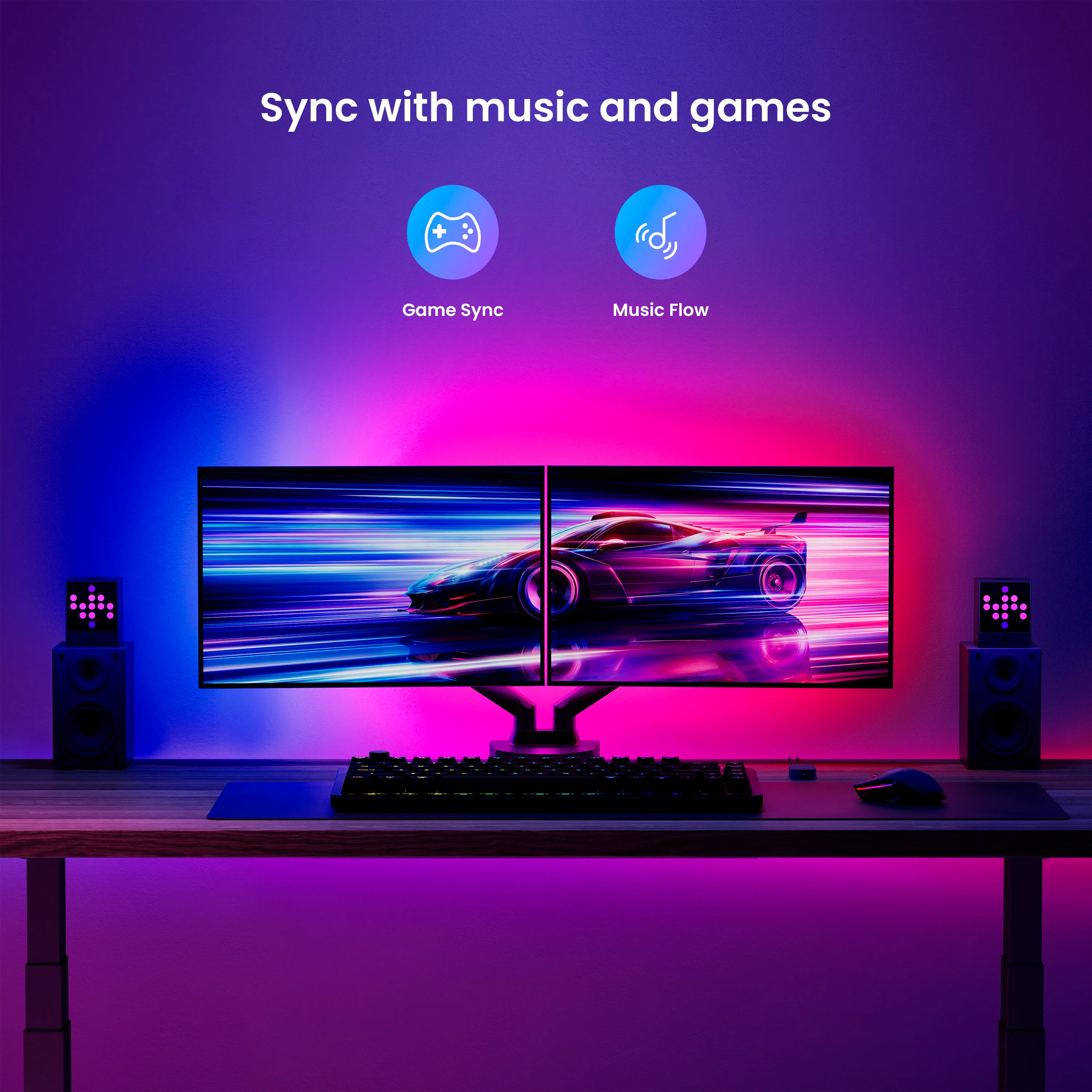 Подовжувач світлодіодної стрічки YEELIGHT Obsid RGBIC Lightstrip Extension RGBIC 1м (YLFWD-0026)