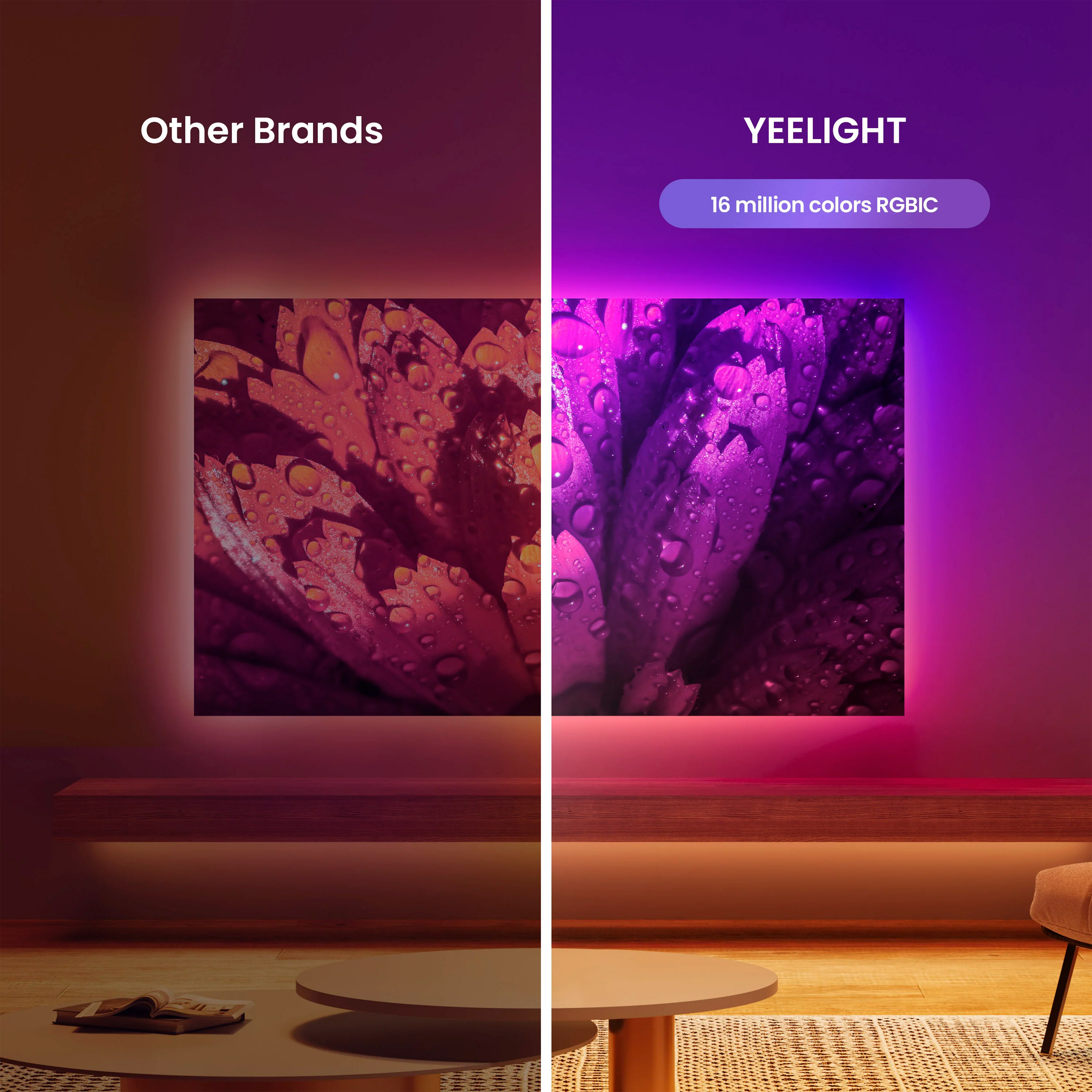 Подовжувач світлодіодної стрічки YEELIGHT Obsid RGBIC Lightstrip Extension RGBIC 1м (YLFWD-0026)