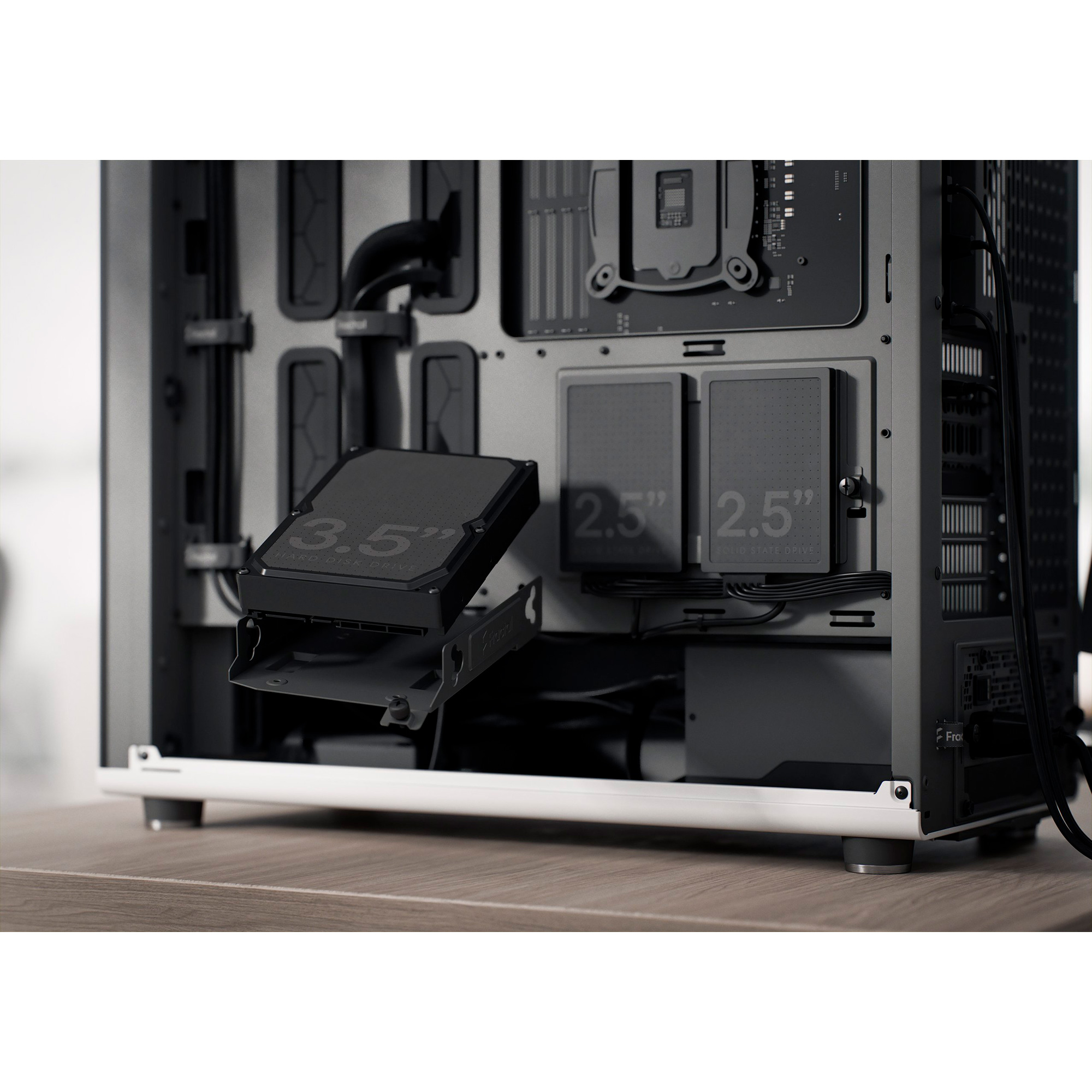 Корпус FRACTAL DESIGN North XL RC TG Clear Chalk White (FD-C-NOR1X-06)
