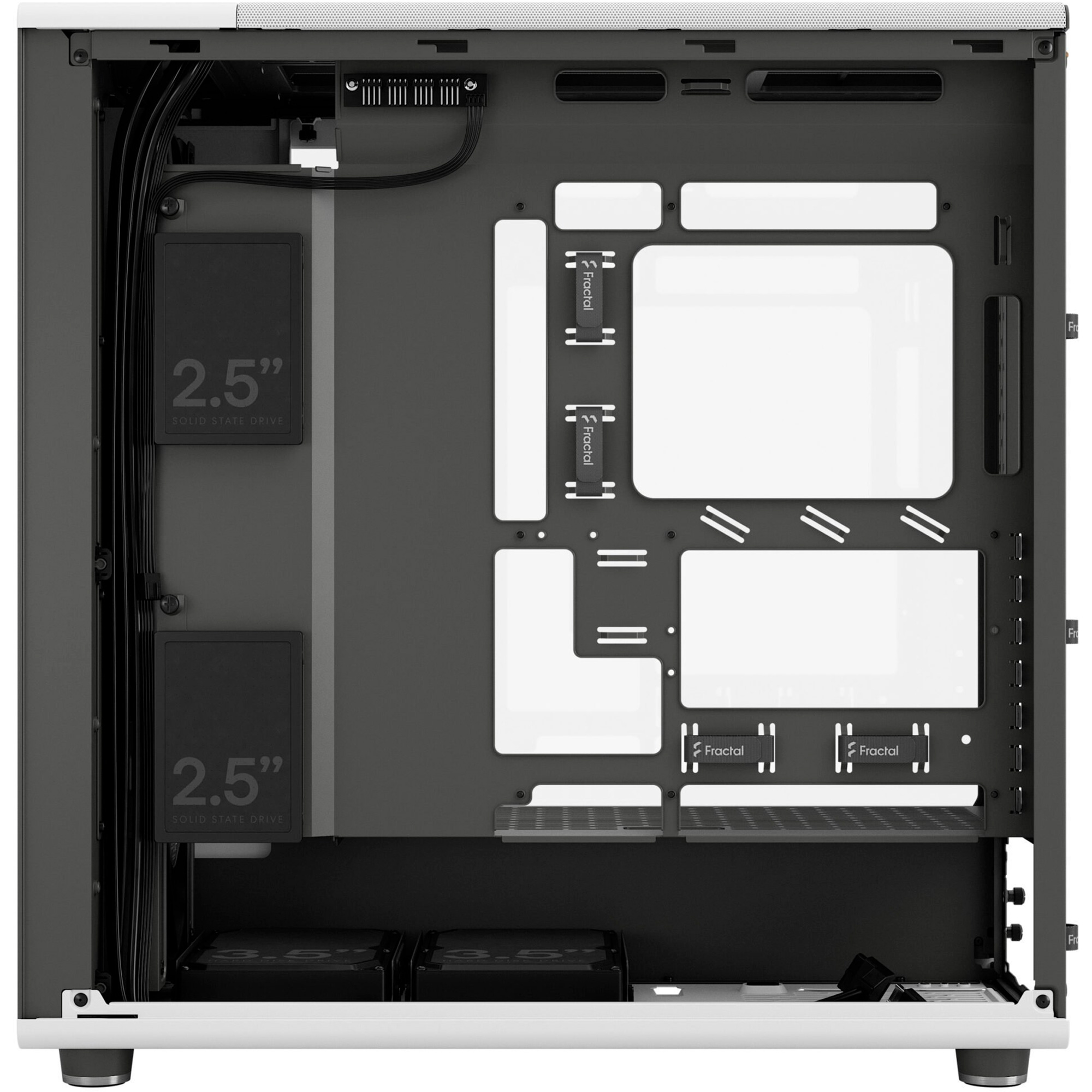 Корпус FRACTAL DESIGN North XL RC TG Clear Chalk White (FD-C-NOR1X-06)