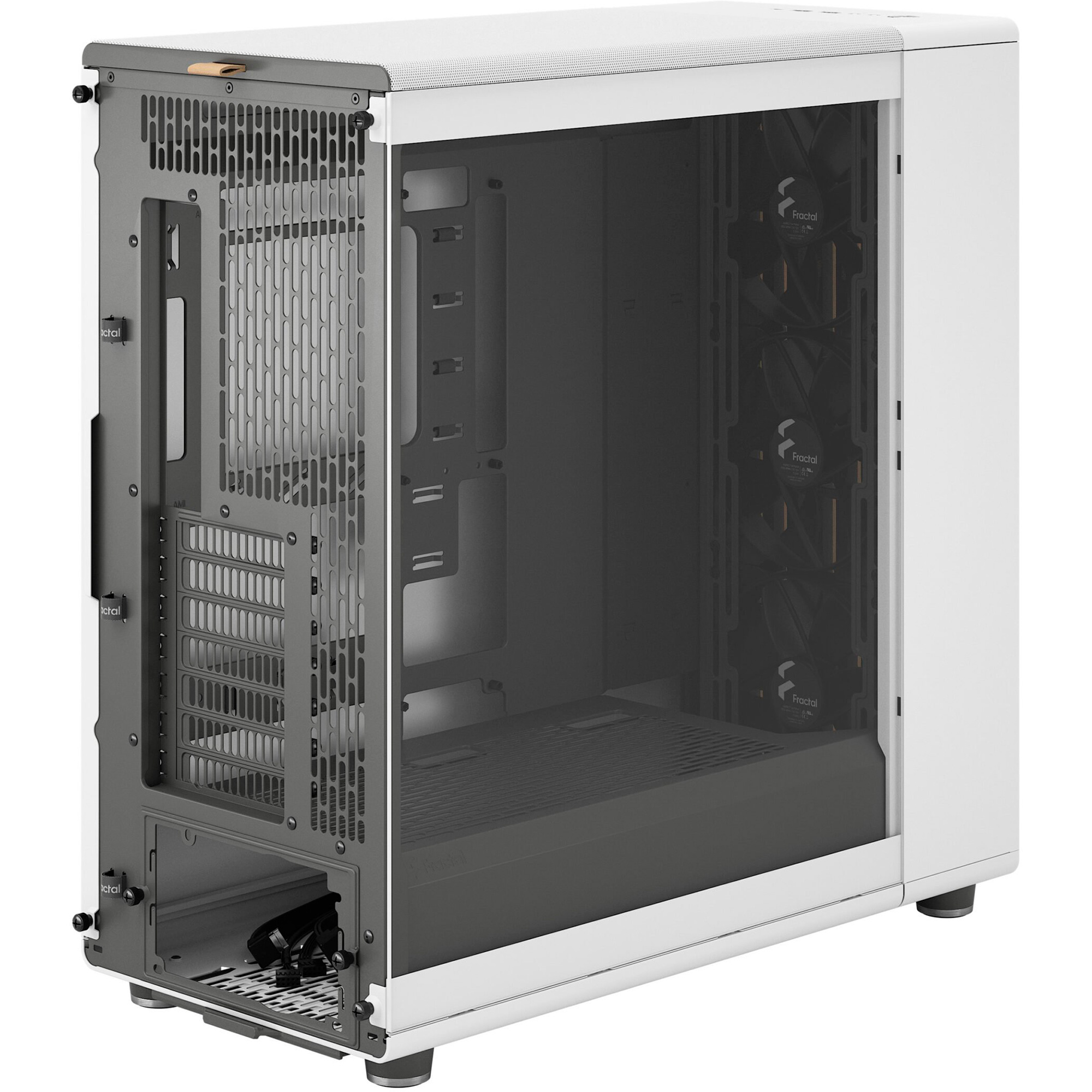 Корпус FRACTAL DESIGN North XL RC TG Clear Chalk White (FD-C-NOR1X-06)