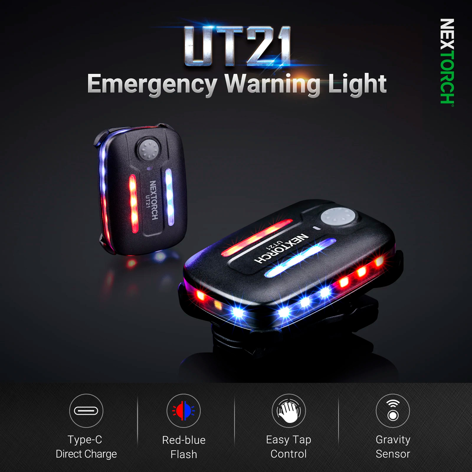 Фонарь сигнальный NEXTORCH UT21 Emergency Warning Light