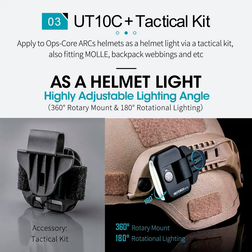 Фонарь мультифункциональный NEXTORCH UT10C Multi-functional Clip Light Kit