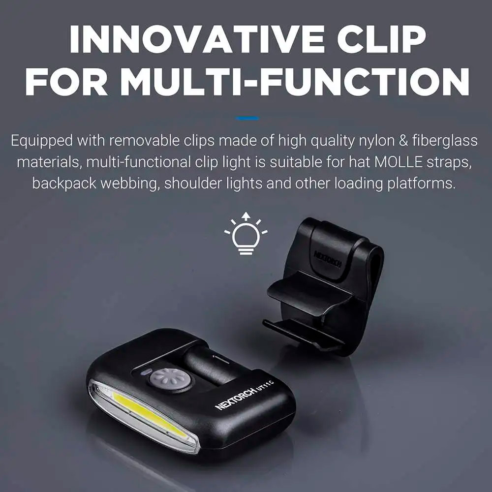 Ліхтар мультифункціональний NEXTORCH UT11C Type-C Rechargeable Signal Light