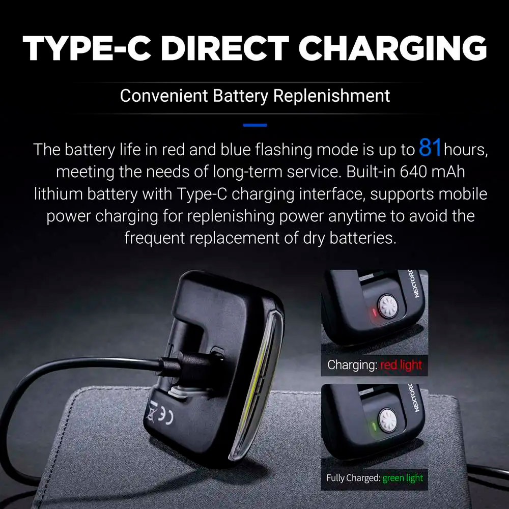 Ліхтар мультифункціональний NEXTORCH UT11C Type-C Rechargeable Signal Light