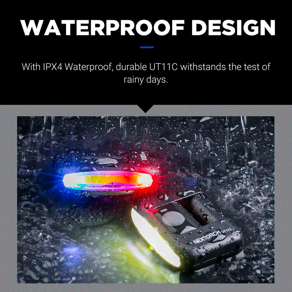 Ліхтар мультифункціональний NEXTORCH UT11C Type-C Rechargeable Signal Light