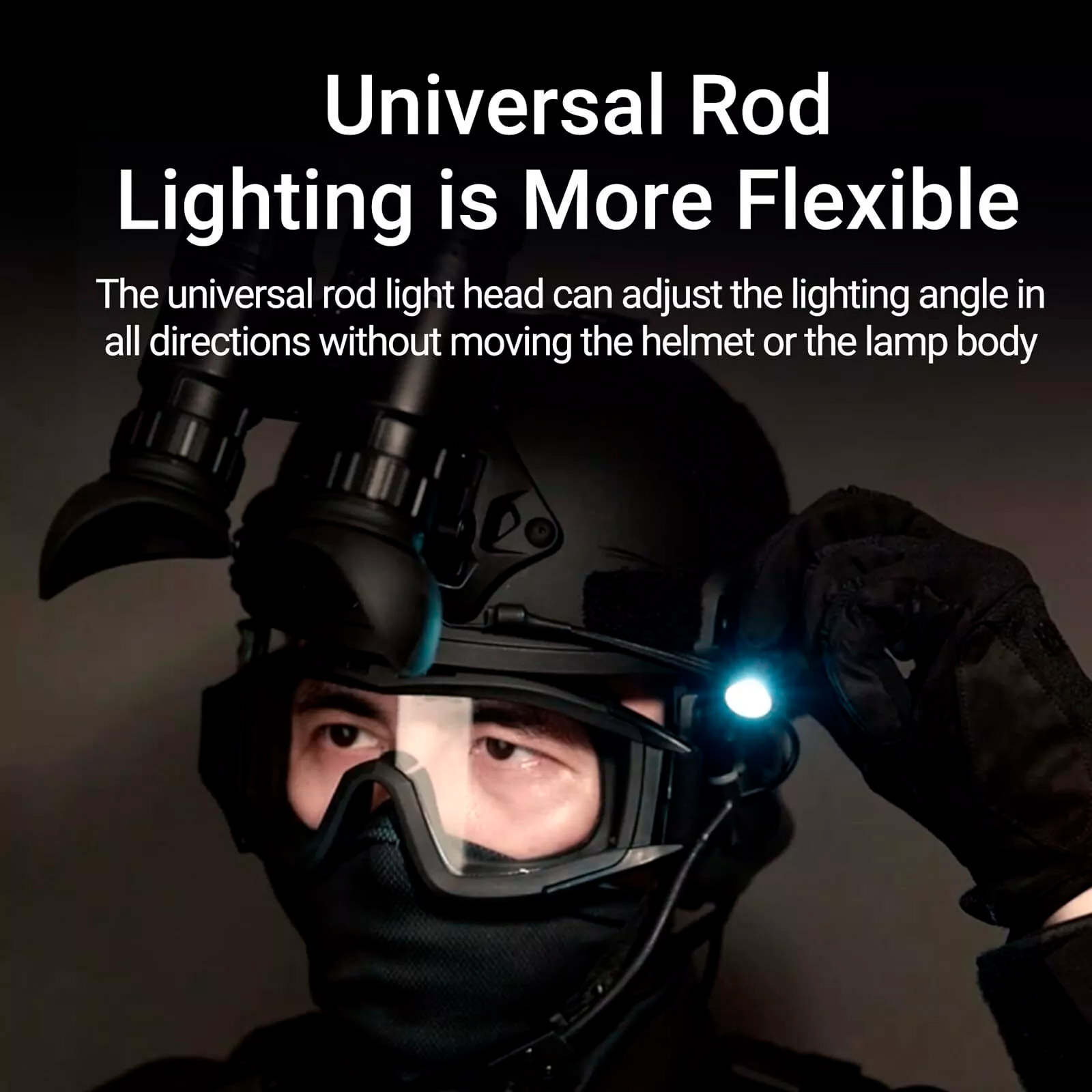 Фонарь тактический на шлем NEXTORCH rStar Multi-light Source Tactical Helmet Light