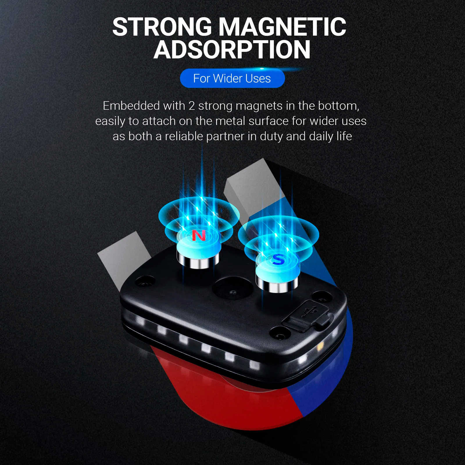 Ліхтар тактичний на шолом NEXTORCH UT22 Multi-Function Rechargeable Warning Light