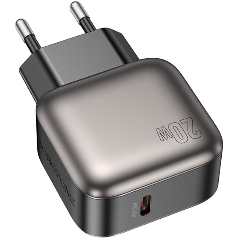 Зарядний пристрій BOROFONE BAS53A Absolute 1xUSB-C, PD20W, QC3.0 Black